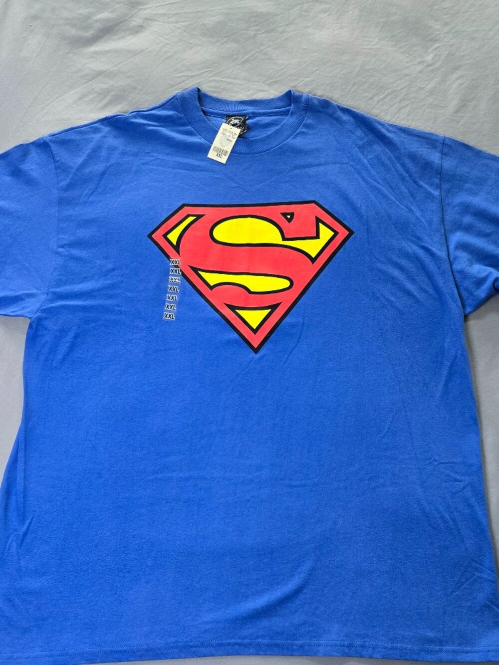 Vintage Superman Logo 2XL Shirt DC Comics Warner Bros NWT USA 1996 Single Stitch
